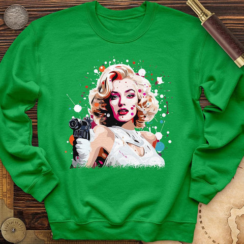 Marlene Dietrich Crewneck Irish Green / S