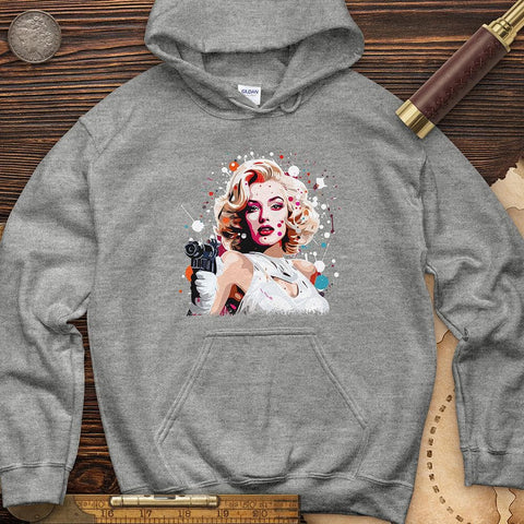 Marlene Dietrich Hoodie Sport Grey / S