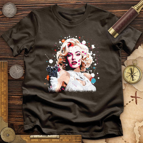 Marlene Dietrich T-Shirt Dark Chocolate / S