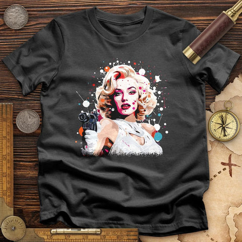Marlene Dietrich T-Shirt Charcoal / S