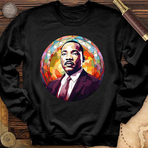 Martin Luther King Crewneck Black / S