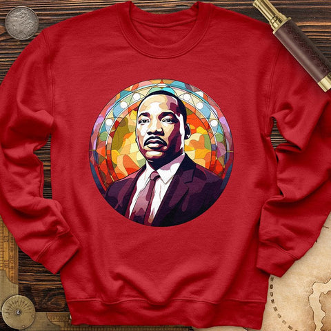 Martin Luther King Crewneck Red / S