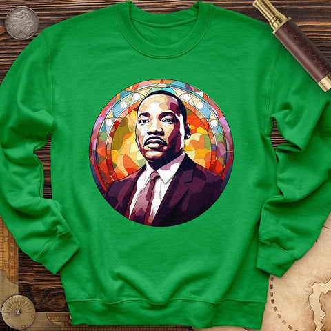 Martin Luther King Crewneck Irish Green / S