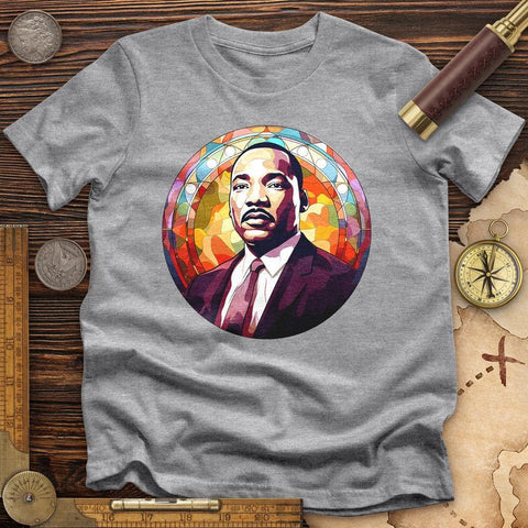 Martin Luther King High Quality Tee Athletic Heather / S
