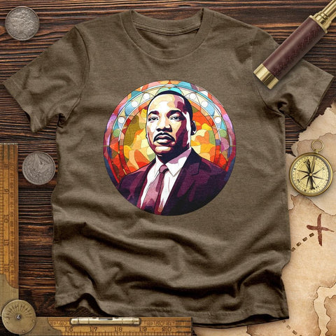 Martin Luther King High Quality Tee Heather Olive / S