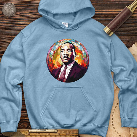 Martin Luther King Hoodie Light Blue / S