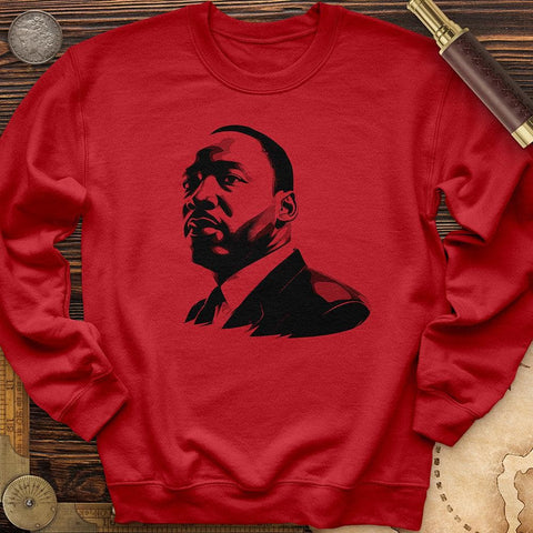 Martin Luther King Jr. Crewneck Red / S