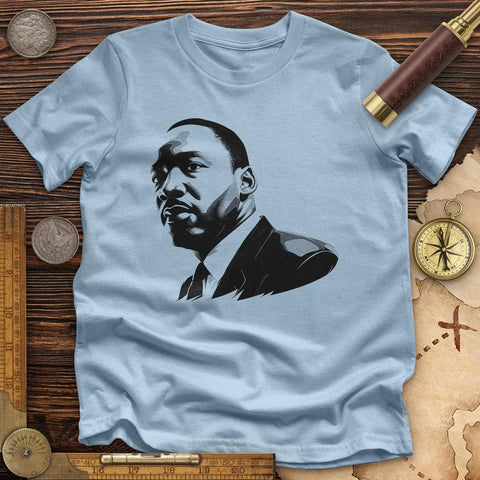 Martin Luther King Jr. High Quality Tee Light Blue / S