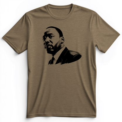 Martin Luther King Jr. Premium Tee Heather Olive / S