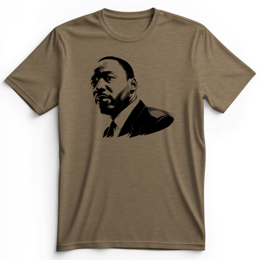 Martin Luther King Jr. Premium Tee Heather Olive / S