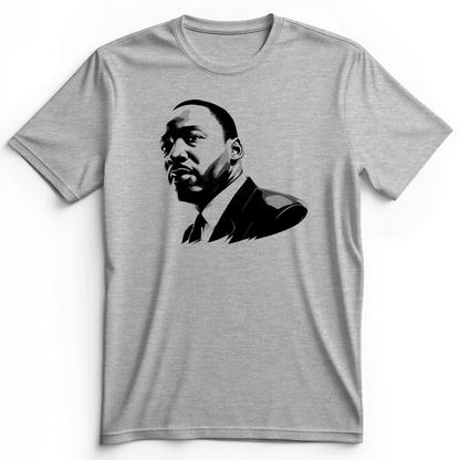 Martin Luther King Jr. Premium Tee Athletic Heather / S