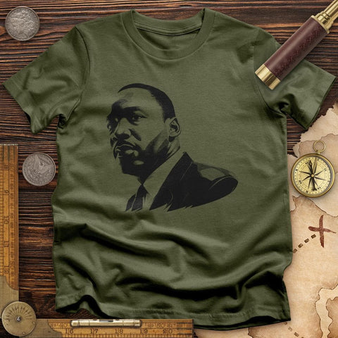 Martin Luther King Jr. T-Shirt Military Green / S