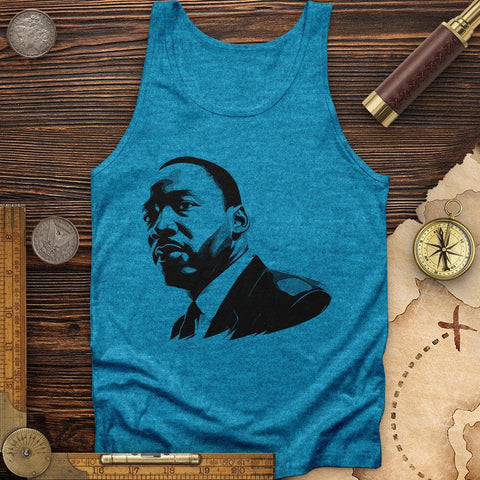 Martin Luther King Jr. Tank Aqua TriBlend / XS