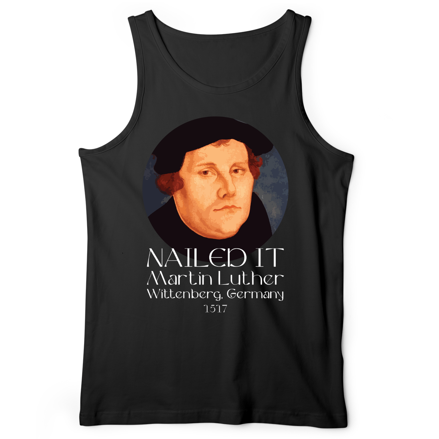 Martin Luther Nailed It Tank Black / XS