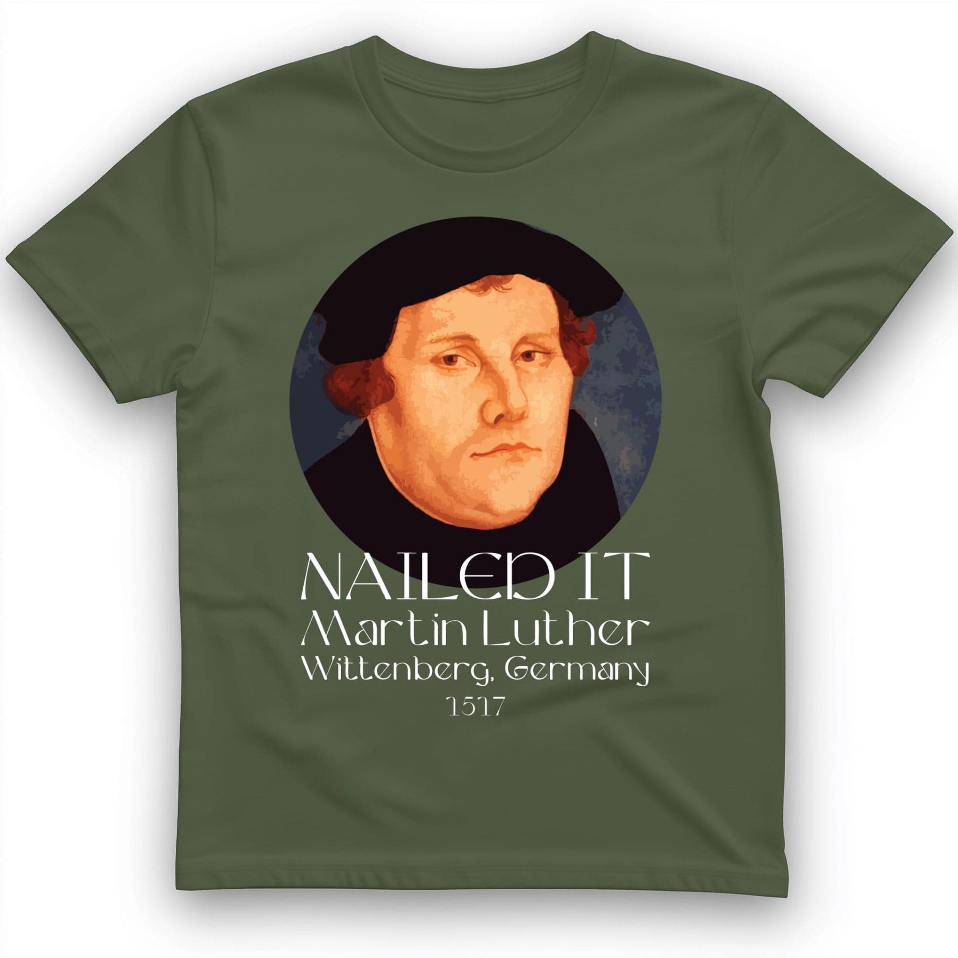 Martin Luther T-Shirt Military Green / S