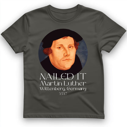 Martin Luther T-Shirt Charcoal / S