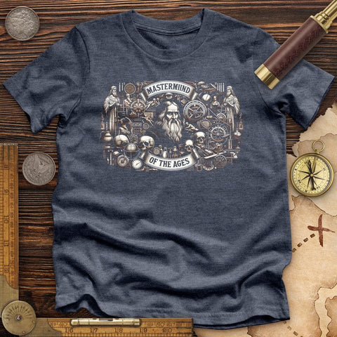 Mastermind of the Ages High Quality Tee Heather Navy / S