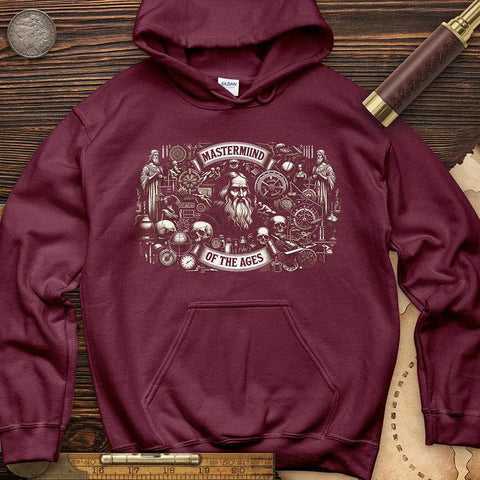 Mastermind of the Ages Hoodie Maroon / S