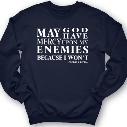 May God Have Mercy Crewneck Navy / S