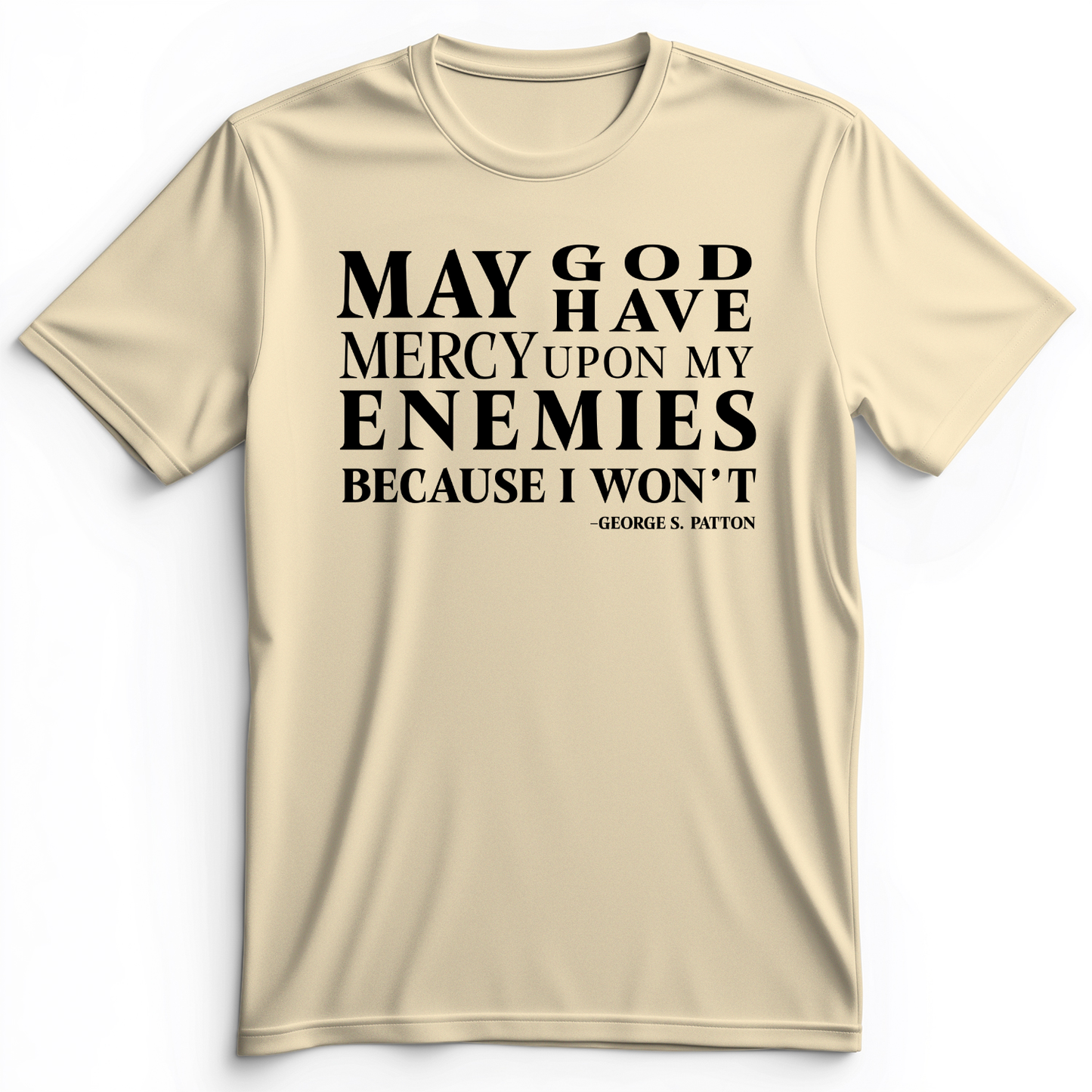 May God Have Mercy Premium Tee Natural / S