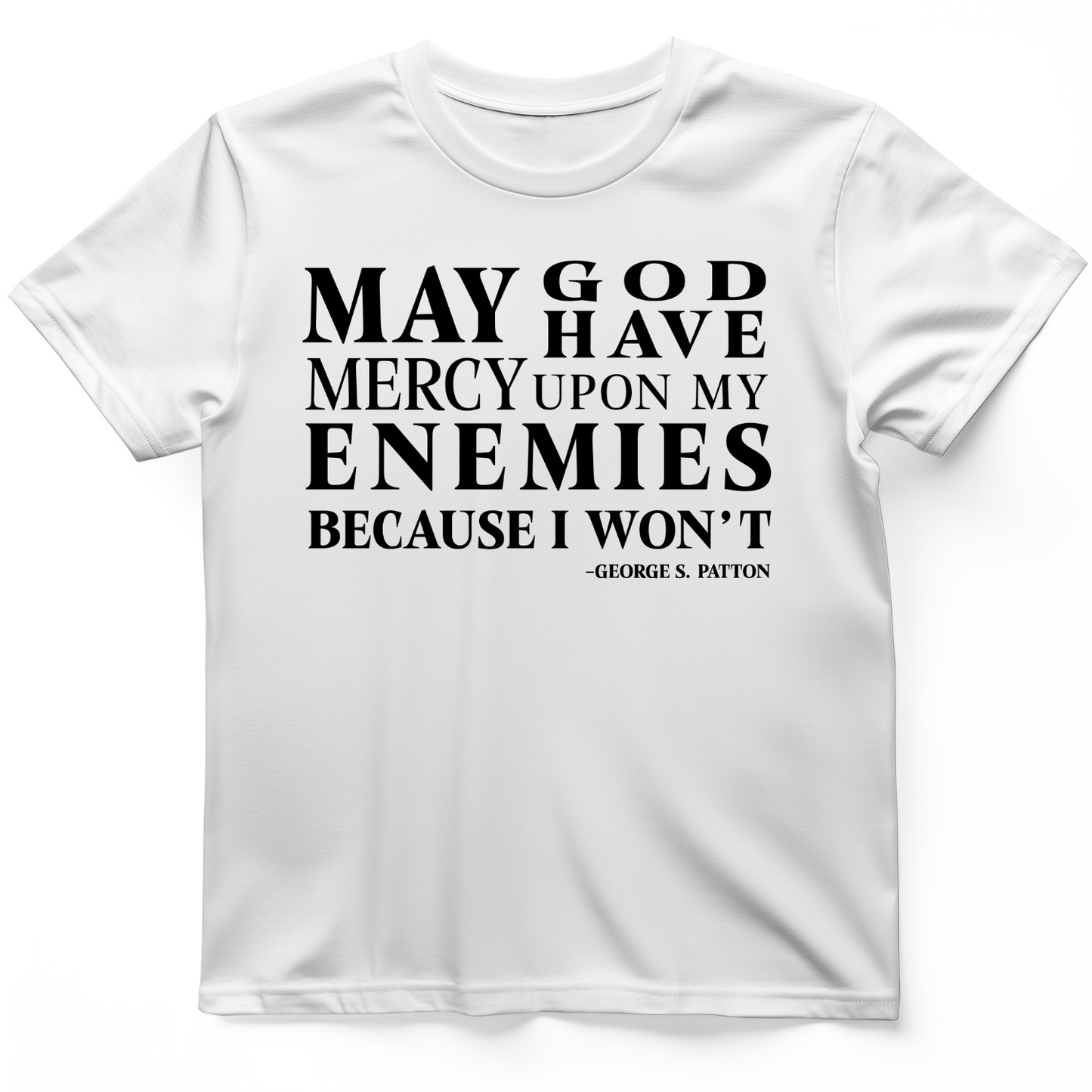 May God Have Mercy T-Shirt White / S