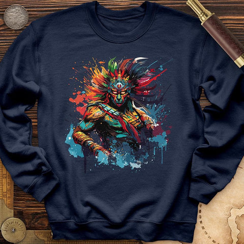 Mayan Warrior Crewneck Navy / S