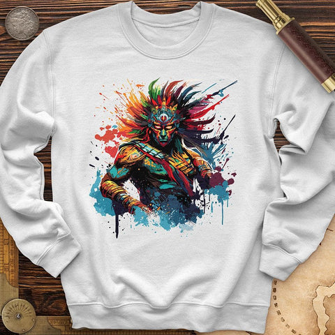 Mayan Warrior Crewneck White / S