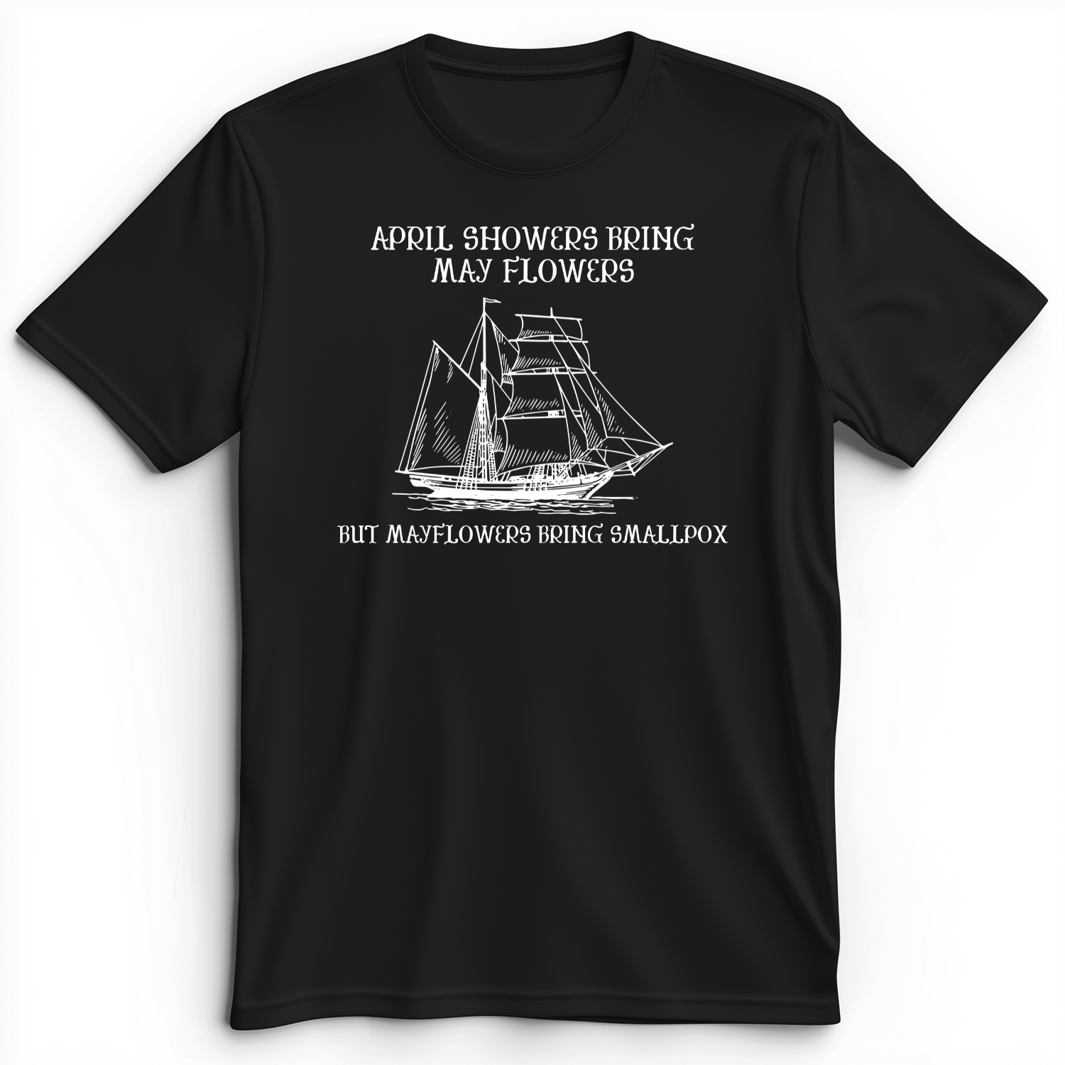 Mayflower Premium Tee Black / S