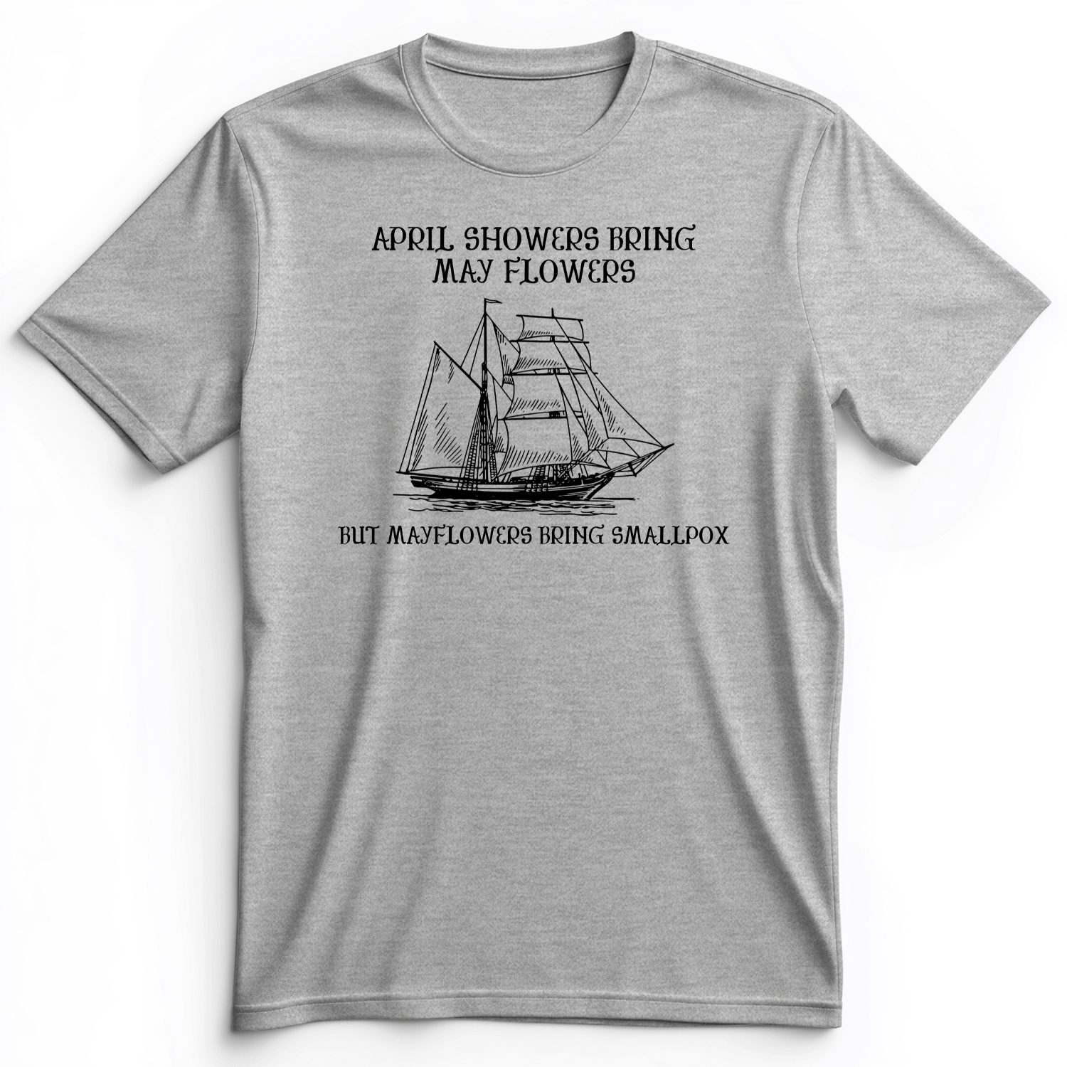 Mayflower Premium Tee Athletic Heather / S