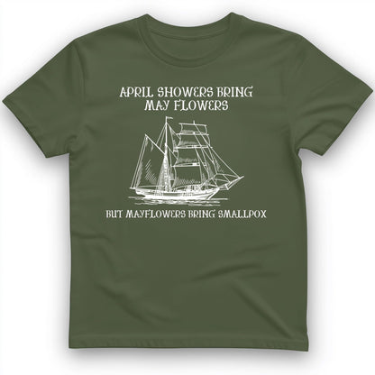 Mayflower T-Shirt Military Green / S