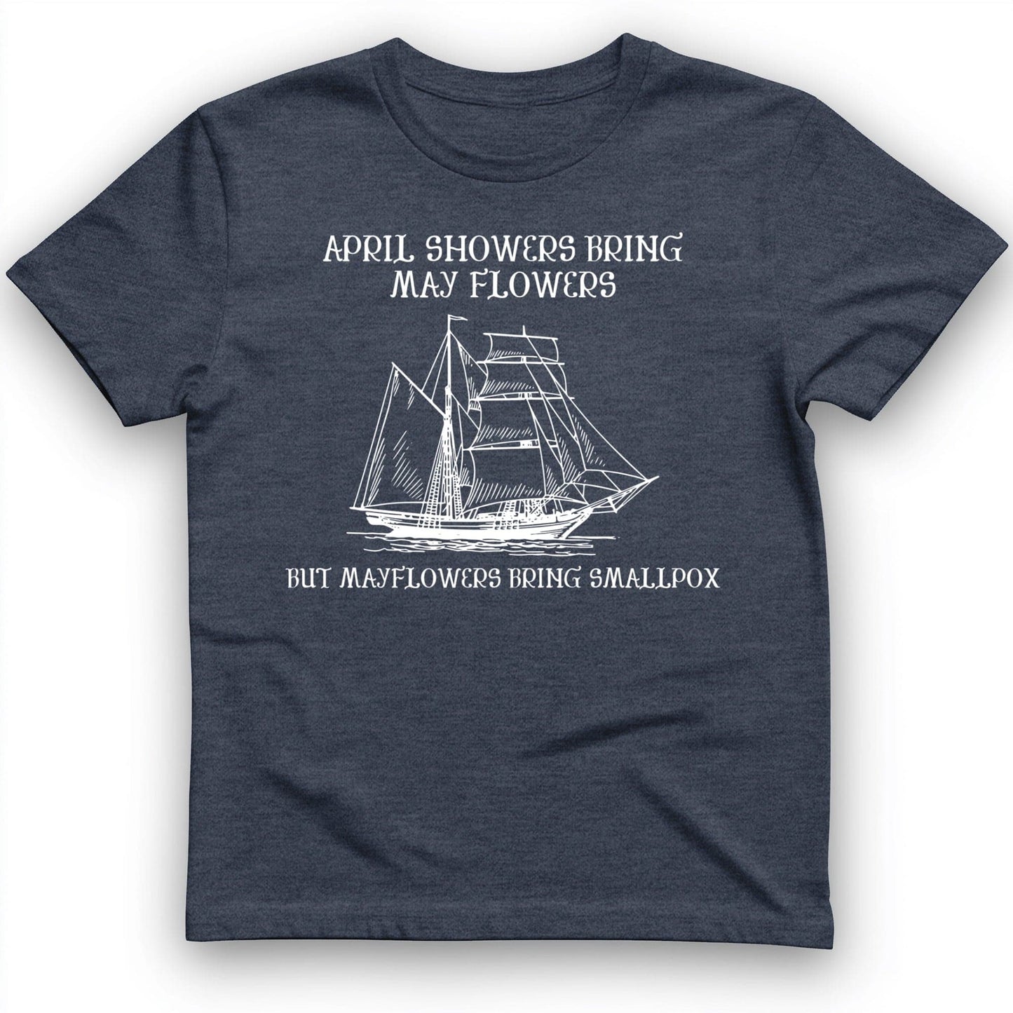 Mayflower T-Shirt Heather Navy / S