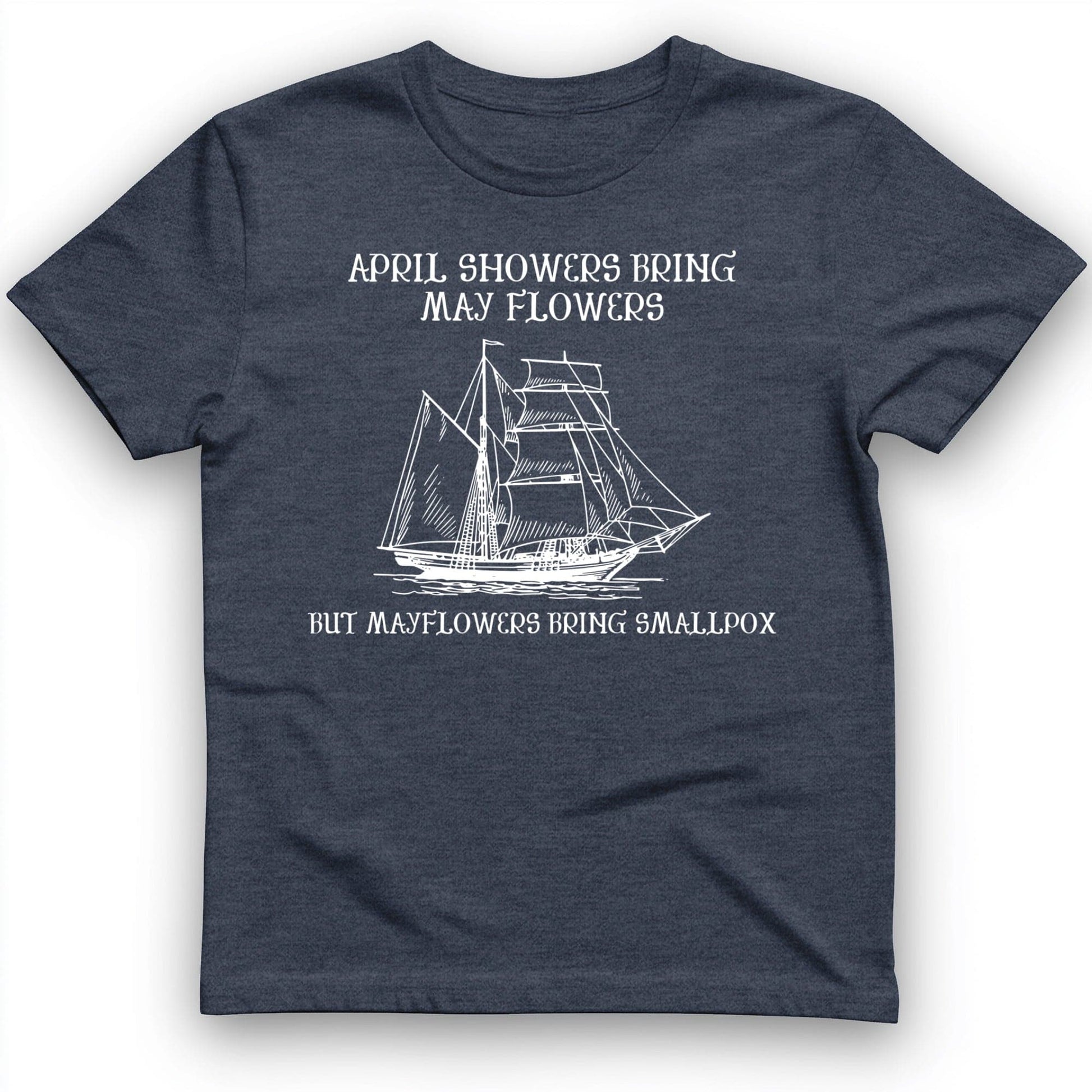 Mayflower T-Shirt Heather Navy / S