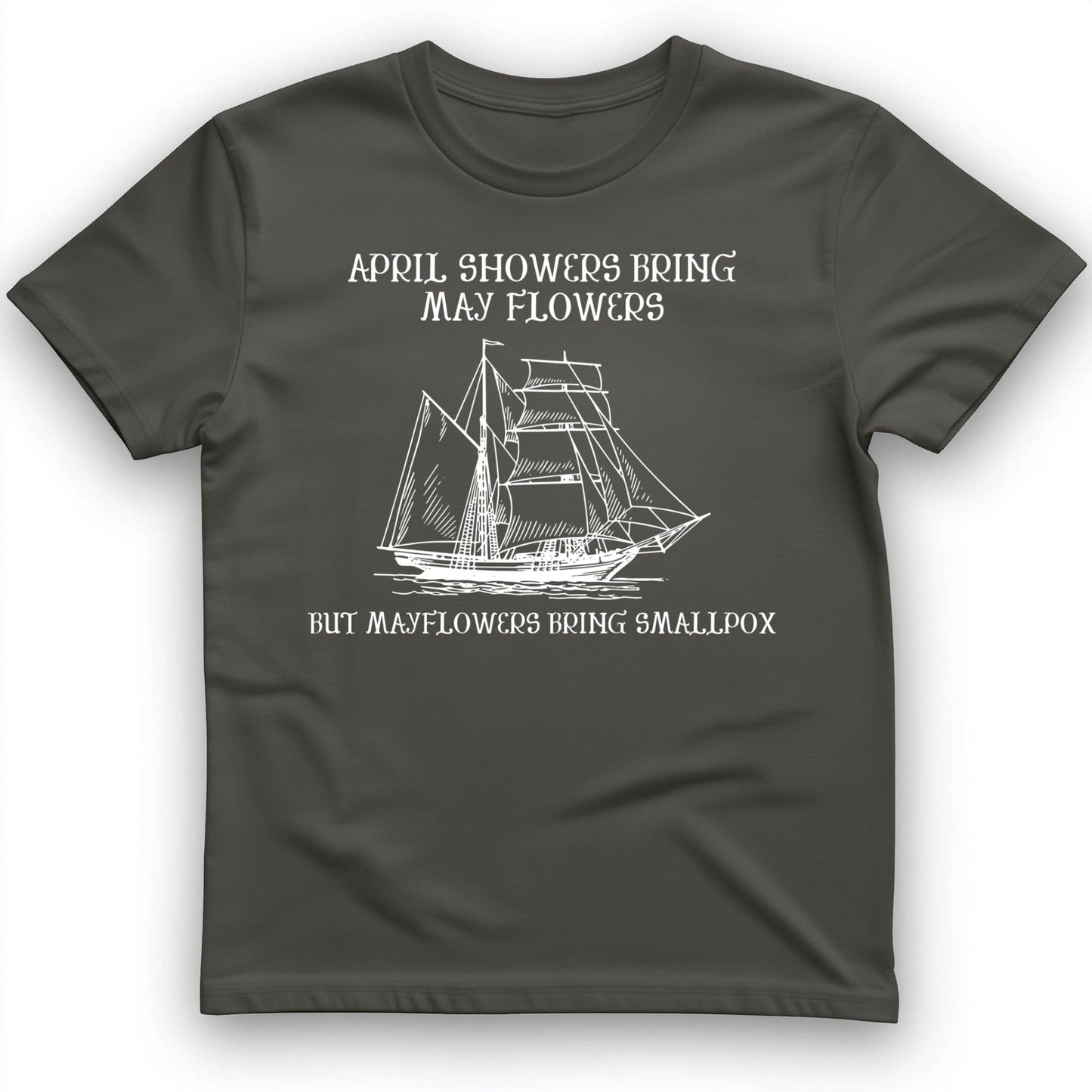 Mayflower T-Shirt Charcoal / S
