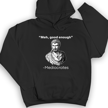 Mediocrates Hoodie Black / S