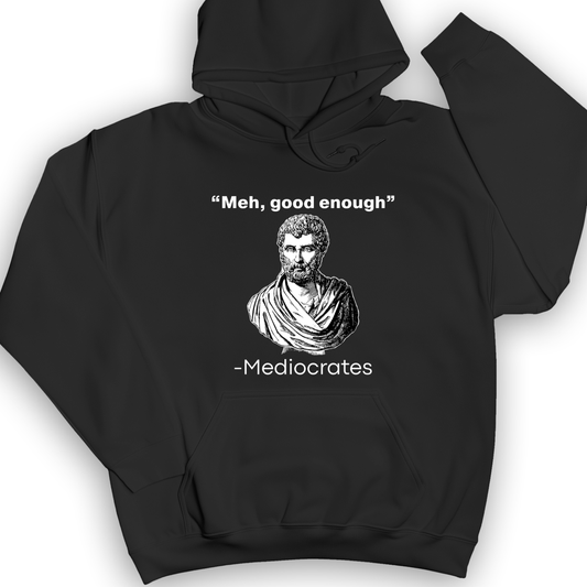Mediocrates Hoodie Black / S