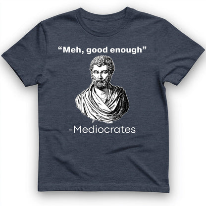 Mediocrates T-Shirt Heather Navy / S