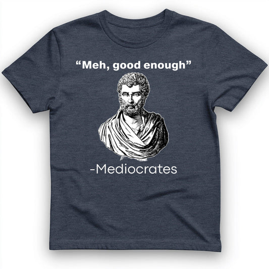 Mediocrates T-Shirt Heather Navy / S