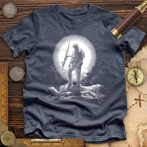 Memorial Honor High Quality Tee Heather Navy / S