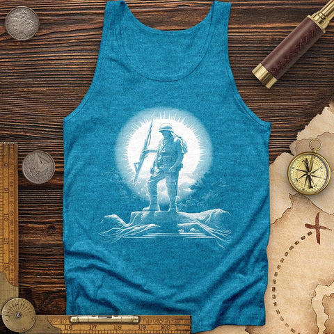 Memorial Tank Aqua TriBlend / XS