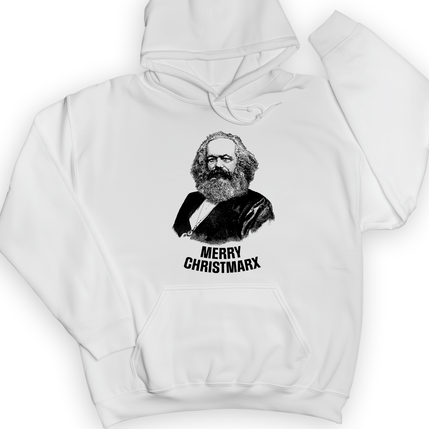 Merry Christmarx Hoodie White / S