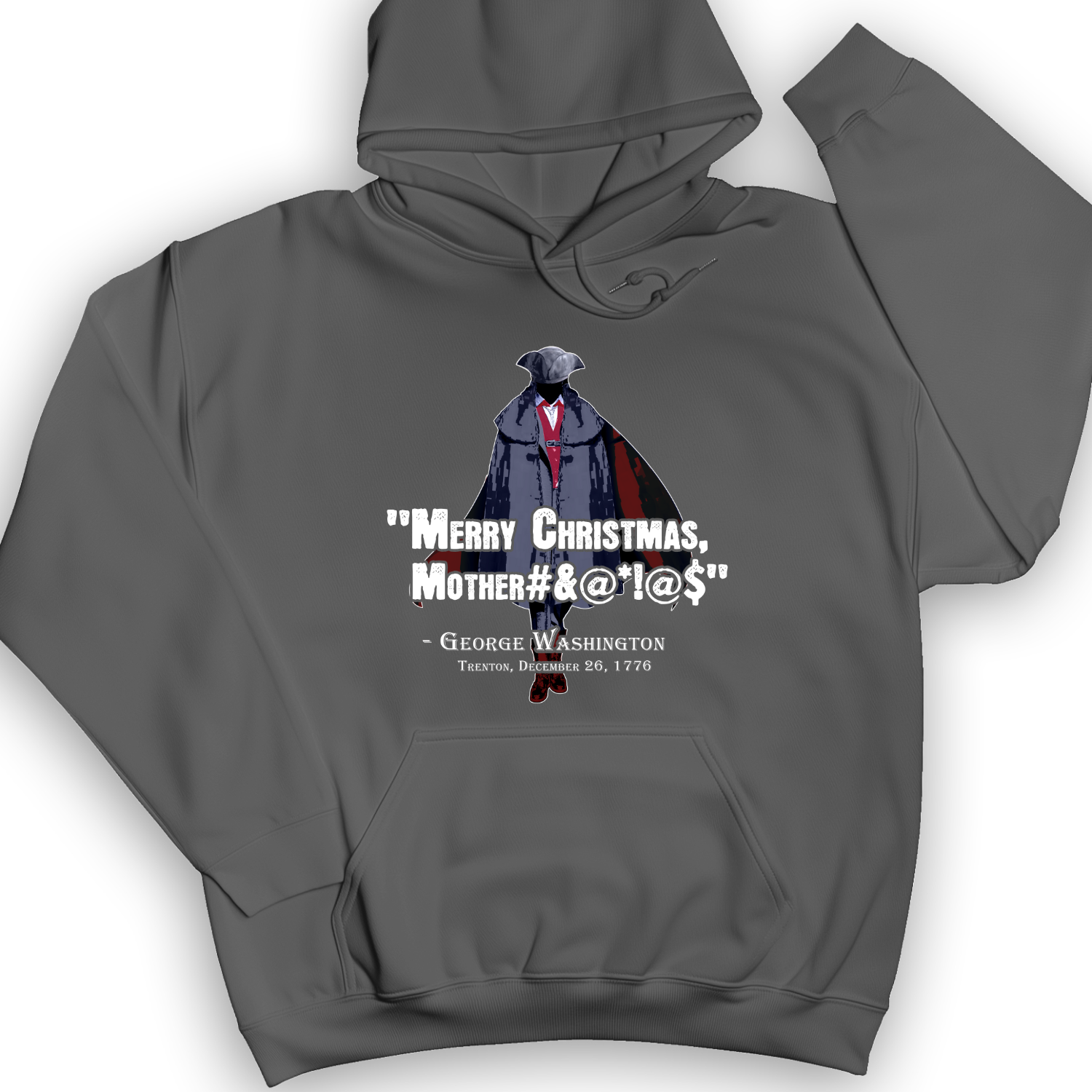 Merry Christmas Mother #%@#$!@ Hoodie Charcoal / S