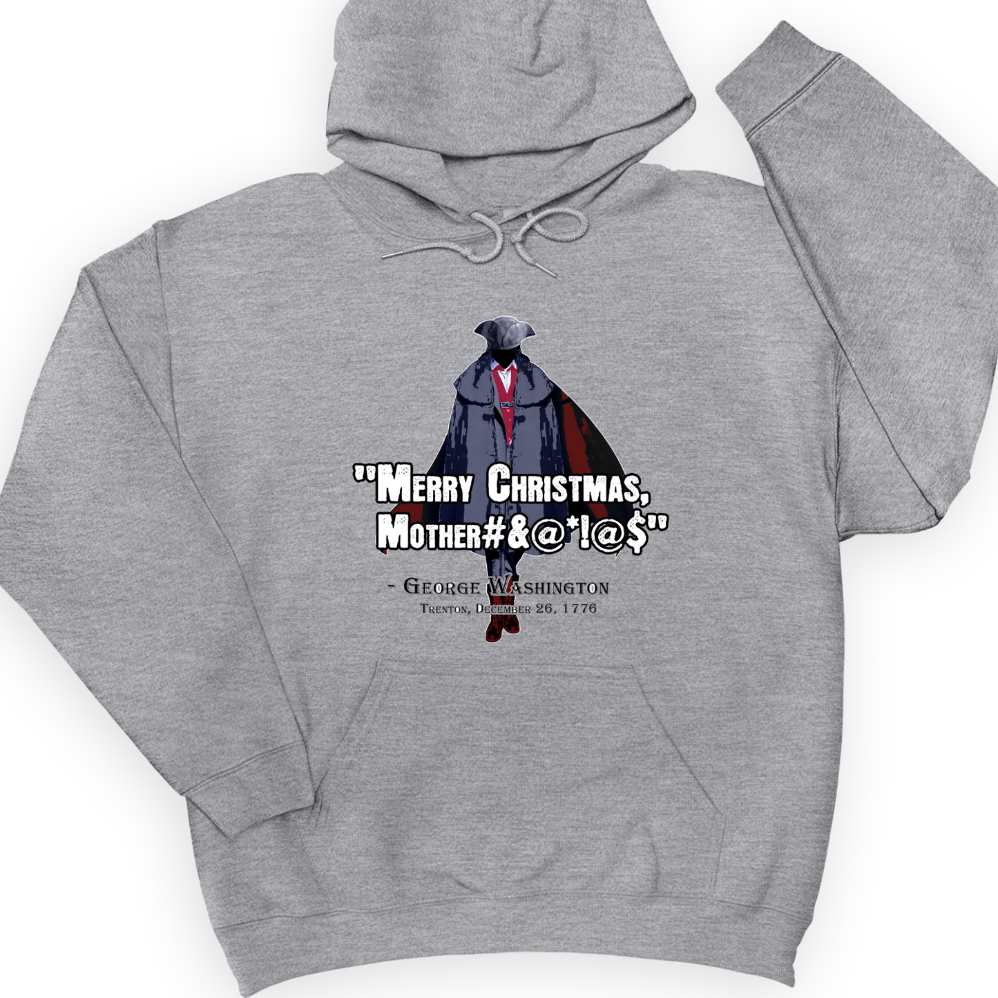 Merry Christmas Mother #%@#$!@ Hoodie Sport Grey / S