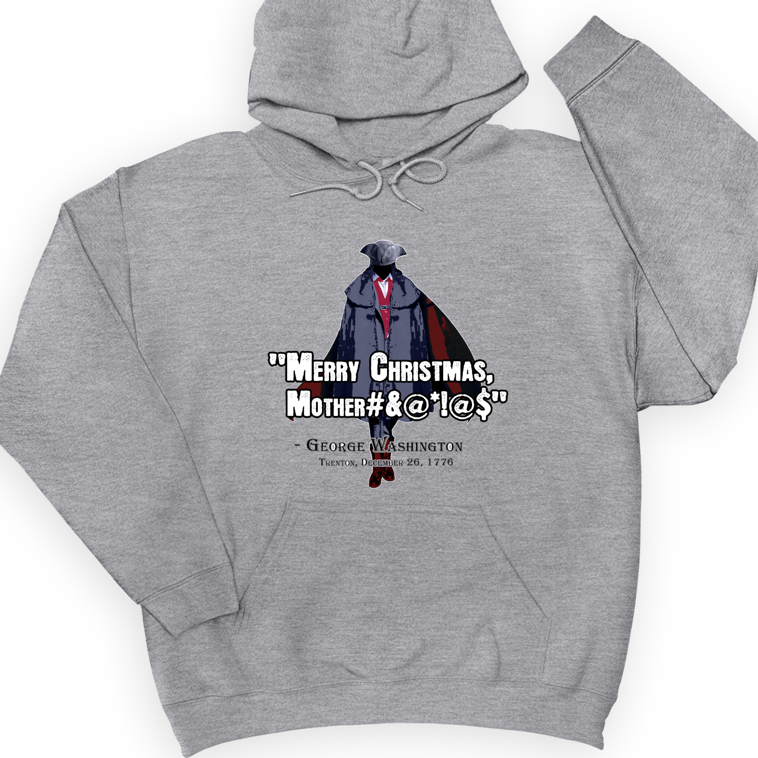 Merry Christmas Mother #%@#$!@ Hoodie Sport Grey / S