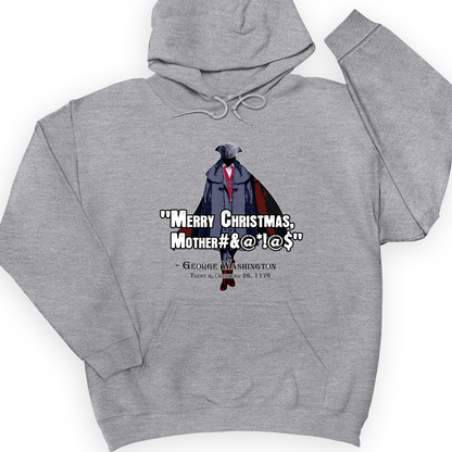 Merry Christmas Mother #%@#$!@ Hoodie Sport Grey / S