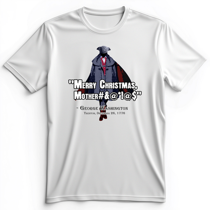 Merry Christmas Mother #%@#$!@ Premium Tee White / S