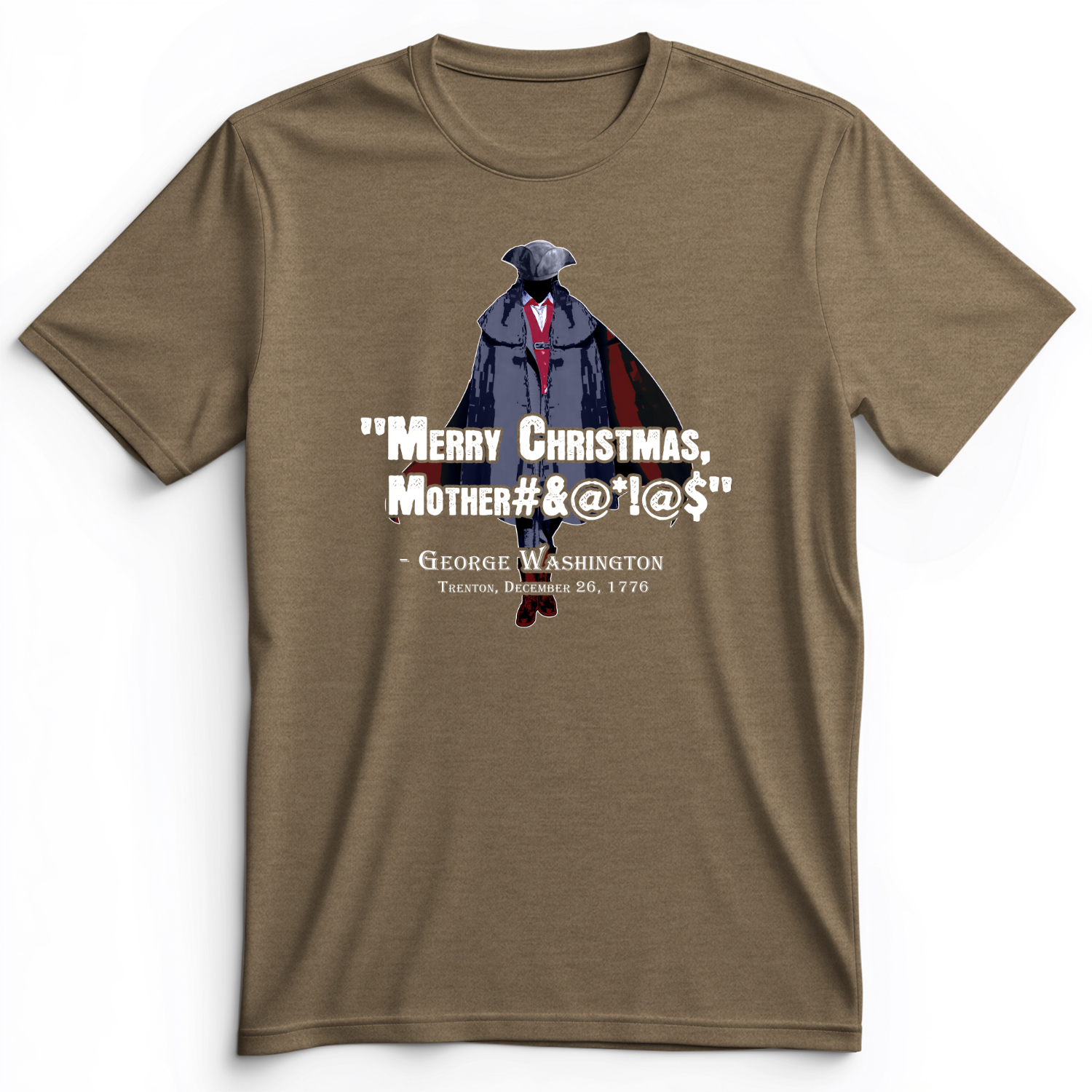 Merry Christmas Mother #%@#$!@ Premium Tee Heather Olive / S