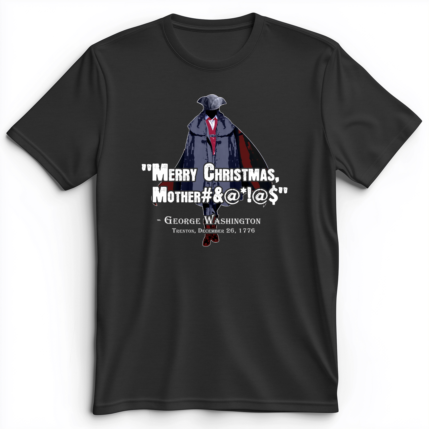 Merry Christmas Mother #%@#$!@ Premium Tee Dark Grey Heather / S