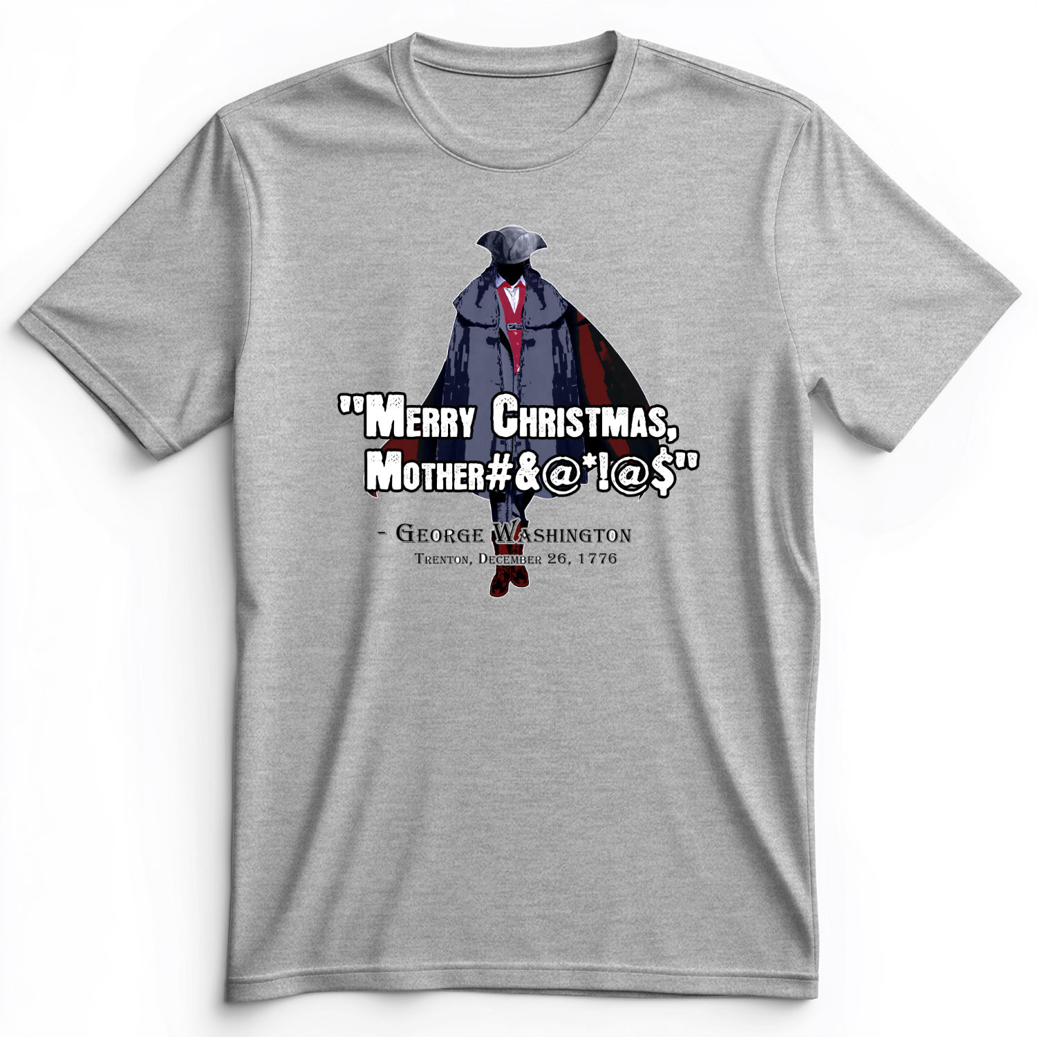 Merry Christmas Mother #%@#$!@ Premium Tee Athletic Heather / S