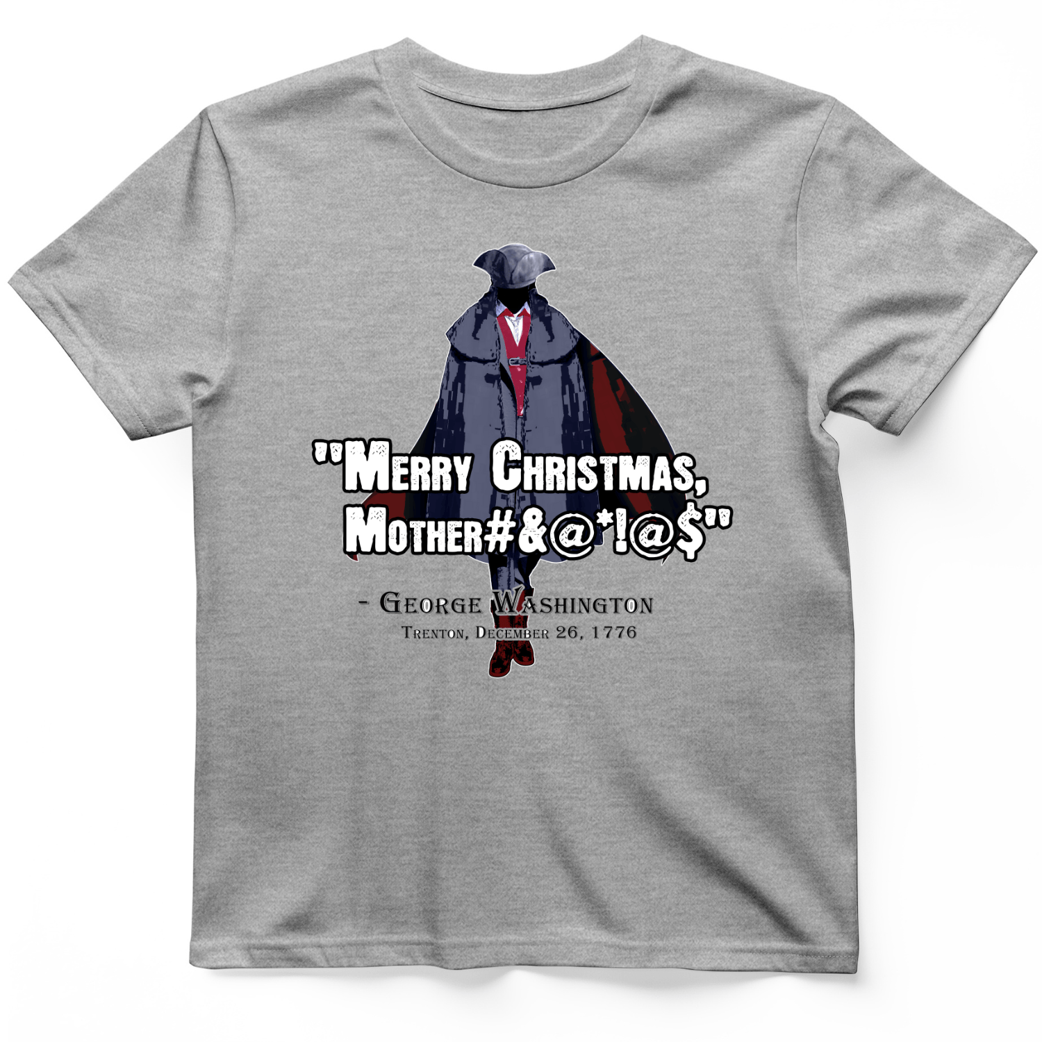 Merry Christmas Mother #%@#$!@ T-Shirt Sport Grey / S