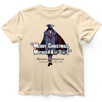 Merry Christmas Mother #%@#$!@ T-Shirt Natural / S